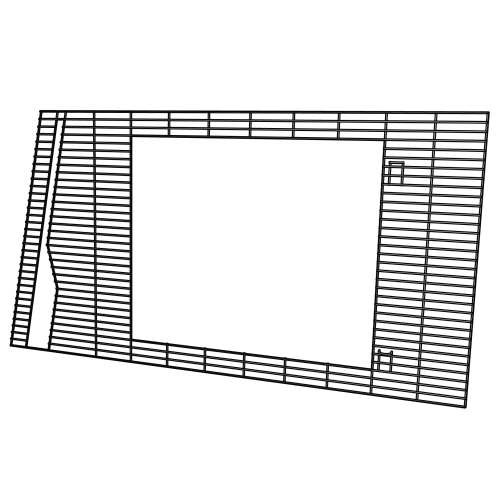 Blendenrahmen hinten links (114.0098)