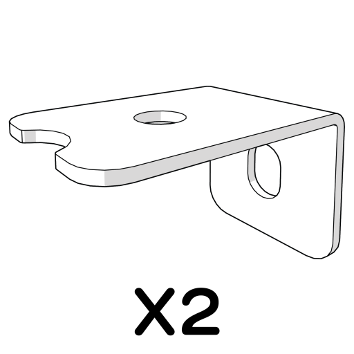 Vordere mittlere dachhalterung 114.1051 x2