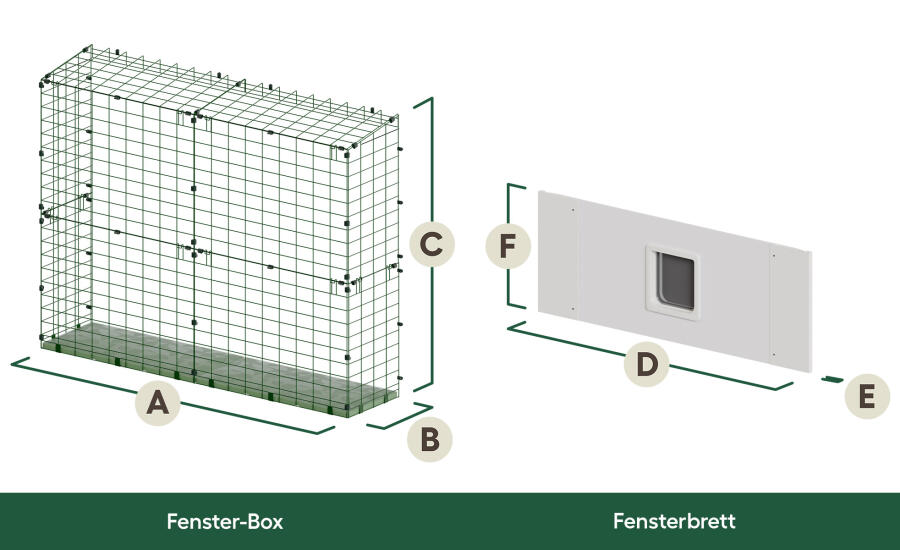 Catio tunnel fensterkasten und board abmessungen